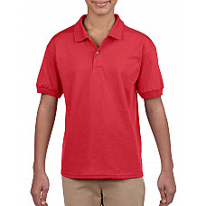 Red DryBlend® Youth Jersey Polo