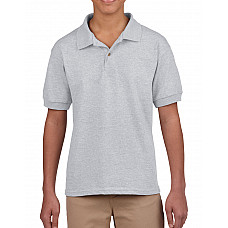 Sport Grey DryBlend® Youth Jersey Polo