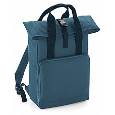 Airforce Blue Twin Handle Roll-Top Backpack