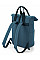 Airforce Blue Twin Handle Roll-Top Backpack