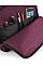 Burgundy Twin Handle Roll-Top Backpack