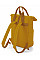 Mustard Twin Handle Roll-Top Backpack