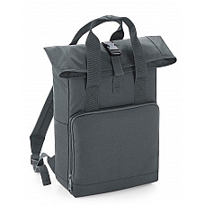 Graphite Grey Twin Handle Roll-Top Backpack