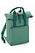 Sage Green Twin Handle Roll-Top Backpack