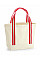 Natural/classic Red EarthAware® Organic Boat Bag