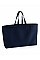 French Navy Oversized Canvas Tote Bag