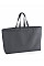 Graphite Grey Oversized Canvas Tote Bag