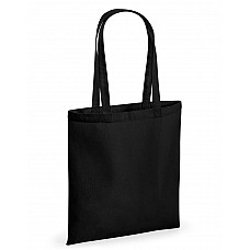 Black Recycled Cotton Tote