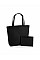 Black Felt Shopper