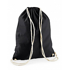 Black Recycled Cotton Gymsac