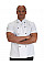 White Removable Stud Short Sleeve Chef's Jacket