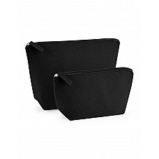 Black Felt Accessory Bag