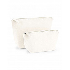 Soft White Felt Accessory Bag