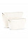 Soft White Felt Accessory Bag