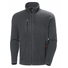 Dark Grey Oxford Fleece Jacket