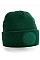 Bottle Green Circular Patch Beanie