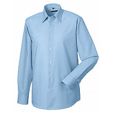 Oxford Blue Men's Long Sleeve Tailored Oxford Shirt