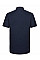 Bright Navy Men's Short Sleeve Tailored Oxford Shirt