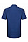 Bright Royal Men's Short Sleeve Tailored Oxford Shirt