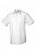 White Men's Short Sleeve Tailored Oxford Shirt