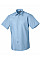 Oxford Blue Men's Short Sleeve Tailored Oxford Shirt