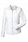 White Ladies' Long Sleeve Fitted Polycotton Poplin Shirt