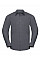 Convoy Grey Men's Long Sleeve Tailored Polycotton Poplin Shirt