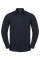 French Navy Men's Long Sleeve Tailored Polycotton Poplin Shirt