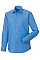 Corporate Blue Men's Long Sleeve Tailored Polycotton Poplin Shirt