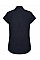 French Navy Ladies' Cap Sleeve Fitted Polycotton Poplin Shirt