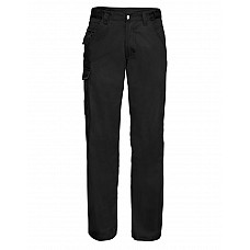 Black Polycotton Twill Trousers (Reg)