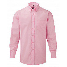 Classic Pink Men's Long Sleeve Classic Oxford Shirt