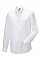 White Men's Long Sleeve Classic Oxford Shirt