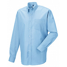 Oxford Blue Men's Long Sleeve Classic Oxford Shirt