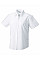 White Ladies' Short Sleeve Tailored Oxford Shirt