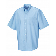 Oxford Blue Men's Short Sleeve Classic Oxford Shirt