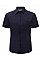 French Navy Ladies' Short Sleeve Classic Polycotton Poplin Shirt