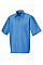 Corporate Blue Men's Short Sleeve Classic Polycotton Poplin Shirt