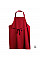 Red Multi-Coloured Recycled Bib Apron