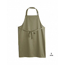 Olive Multi-Coloured Recycled Bib Apron