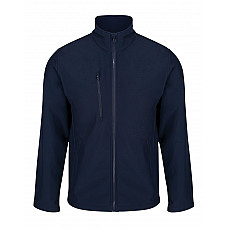 Navy/Navy Ablaze 3 Layer Printable Softshell Jacket