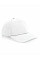 White Urbanwear 5 Panel Snapback