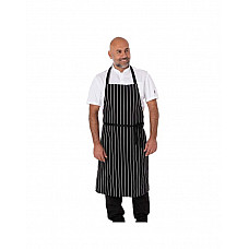 Navy/White Large Cotton Striped Apron