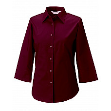 Port Ladies' 3/4 Sleeve Fitted Stretch Shirt