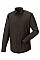 Chocolate Men's Long Sleeve Fitted Stretch Shirt