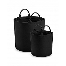 Black Felt Trug