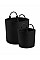 Black Felt Trug