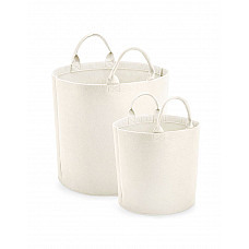 Soft White Felt Trug