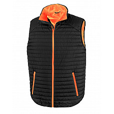 Black/Orange Thermoquilt Gilet