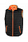 Black/Orange Thermoquilt Gilet